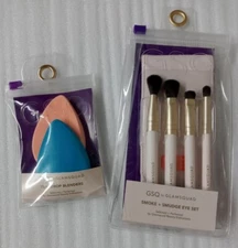 2 PC. Set GSQ by GLAMSQUAD Smoke & Smudge Eye Set + Teardrop Blenders