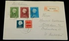 Vintage Cover, BILTHOVEN, NETHERLANDS, FDC, Registered Letter, 1969 Queen Issues