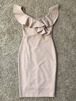 grey off the shoulder bodycon dress Women Ruffle midi size S Size:standard (white satin) shoulder ruffled neck in sufficient Homfa 7 Drawer Double