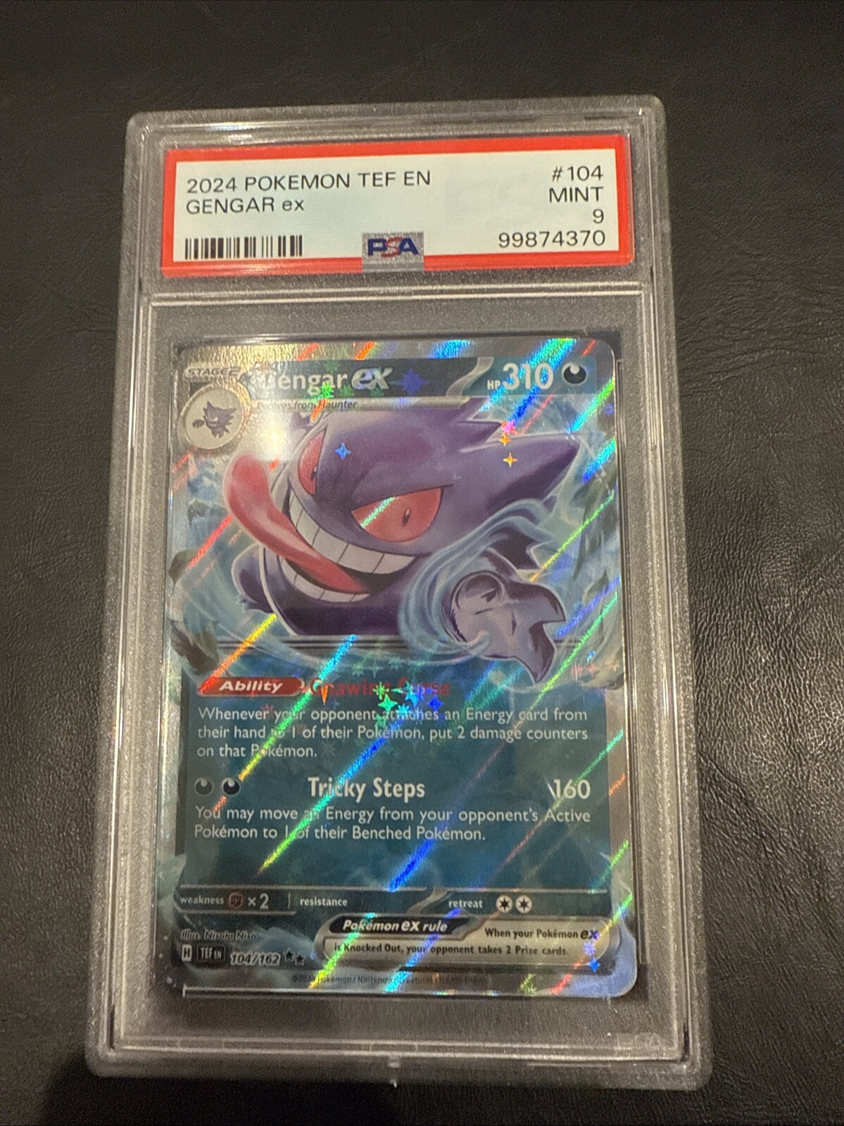 Gengar ex 104/162 Holo SV05 Temporal Forces Pokemon Card