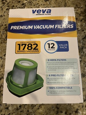 Veva Advanced Filters Premium Vacuum Filters 1782 Series 4 Pack