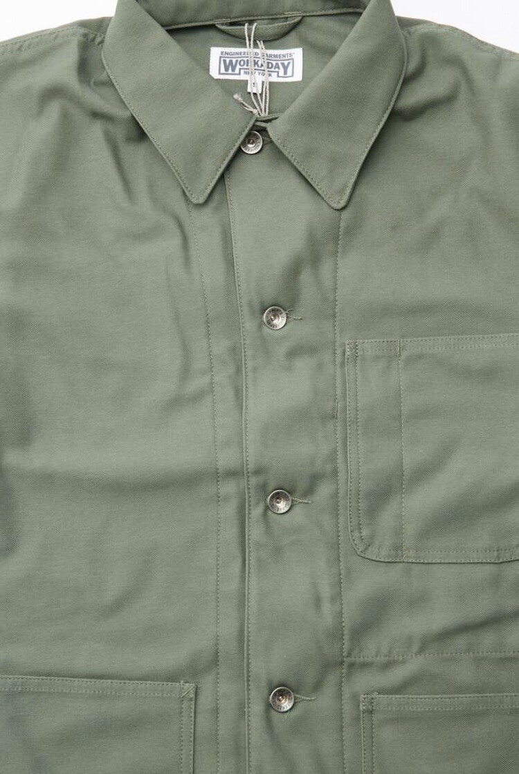 Engineered Garments Workaday Utility Jacket Olive Medium Ebay