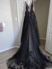 Black wedding dress size 16 never worn  Mori Lee by Madison Gardner 