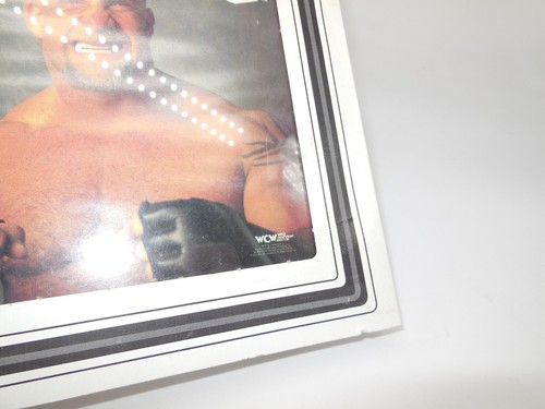 G6 vtg 1990s Goldberg carnival circus game prize glass mirror picture WCW - Picture 3 of 4