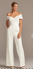 db studio wedding jumpsuit Size 26 W Ivory