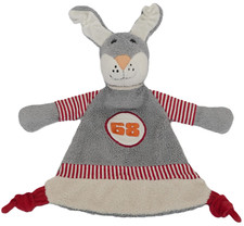 Sterntaler Schmusetuch Hase Humphrey grau Kuscheltuch rot weiß gestreift