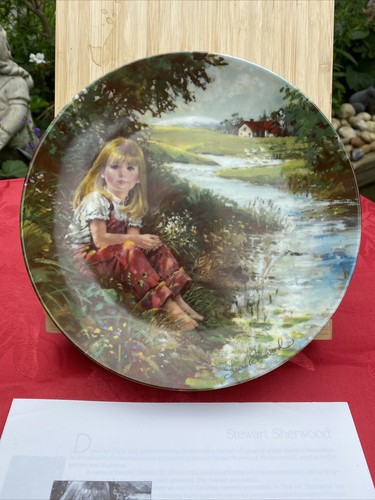 Dominion China Canada Plate “ A Quiet Moment” By Stewart Sherwood LTD ED 1987 - Picture 2 of 5