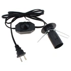 E12 110V Salt Lamp Replacement Cord with Dimmer Switch for Himalayan Salt Lamp