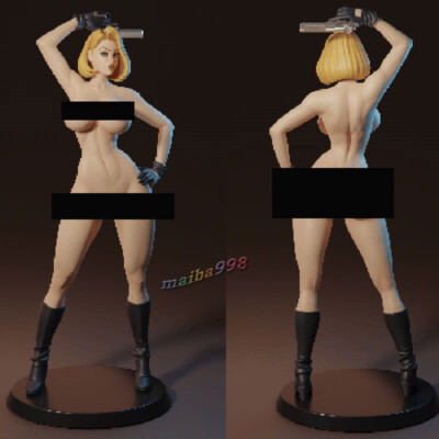 Nude Abbey Chase 3D Print Figure GK Model Kit Unpainted Unassembled Garage Kit