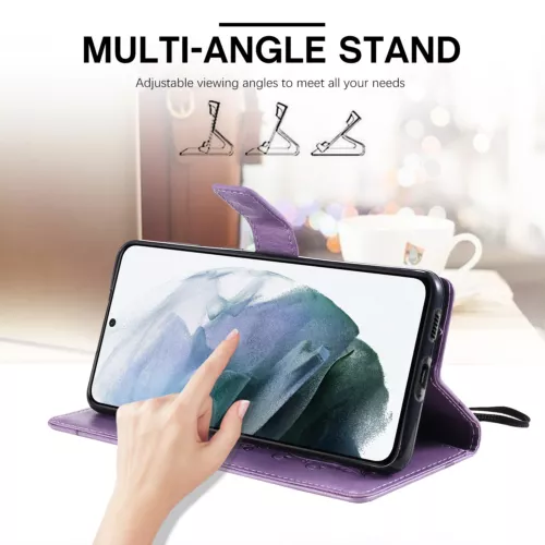 Butterfly Leather Card Wallet Case For Samsung S25 S24 S23 S22 S21 Ultra Plus - Foto 4 di 72