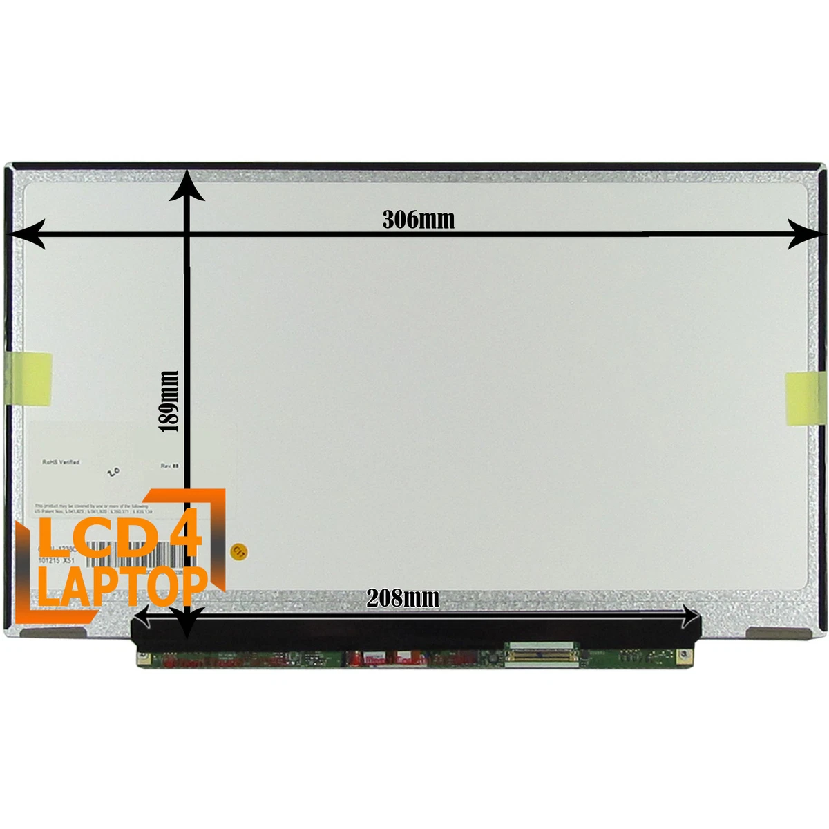 Écran LED 13.3" Pour Toshiba Portege R830 - 1366x768, Compatible, Neuf