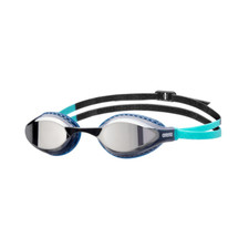 Image of Arena Airspeed Mirror Goggles - Silver/Navy/Water