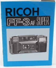 Original Ricoh FF-3 AF Super Instruction Owners Users Manual