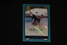 TAYLOR GUERRIERI 2012 BOWMAN CERTIFIED SIGNED AUTOGRAPHED CARD RAYS 120/500