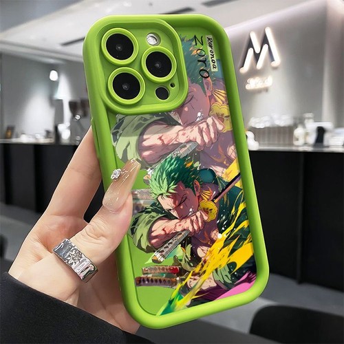 One Piece Zoro Anime Für iPhone 11 12 13 14 15 Case Hülle Schutzhülle Cover TPU - 第 6/6 張圖片