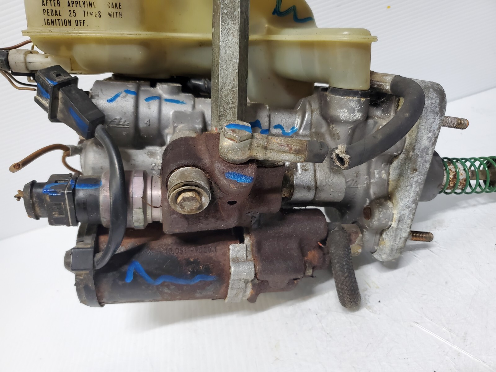 1989-1991 Maserati Chrysler TC Brake Booster ABS Master Cylinder "For Parts Only