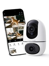 Camara De Seguridad Interior 360 Grados Con Seguimiento De Movimiento Pro