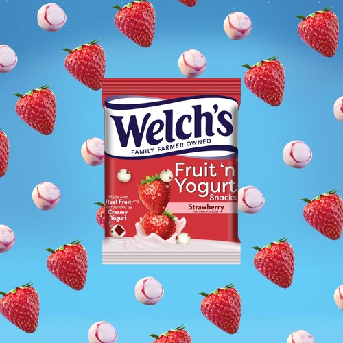 Welch's Fruit Snacks, Fruit 'n Yogurt Variety Pack, Strawberry, Blueberry Acai, - Picture 3 of 12