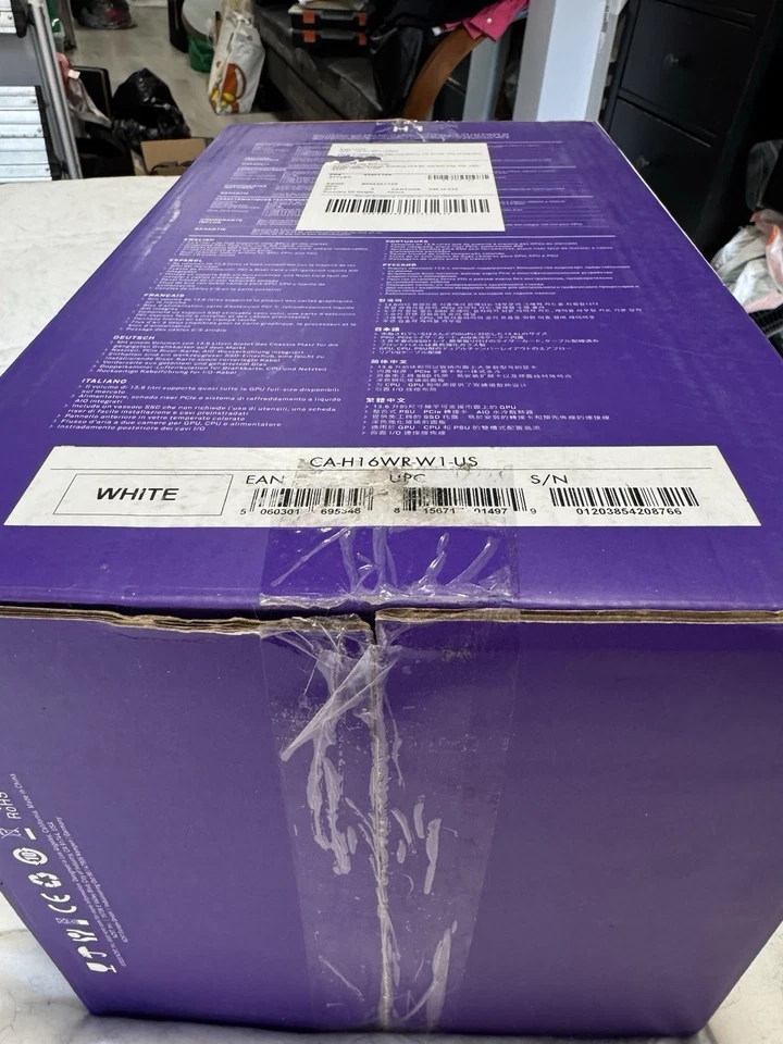 NZXT H1 Mini ITX Case Tower Case Matte White / Black (New, never opened) - Image 3 of 4