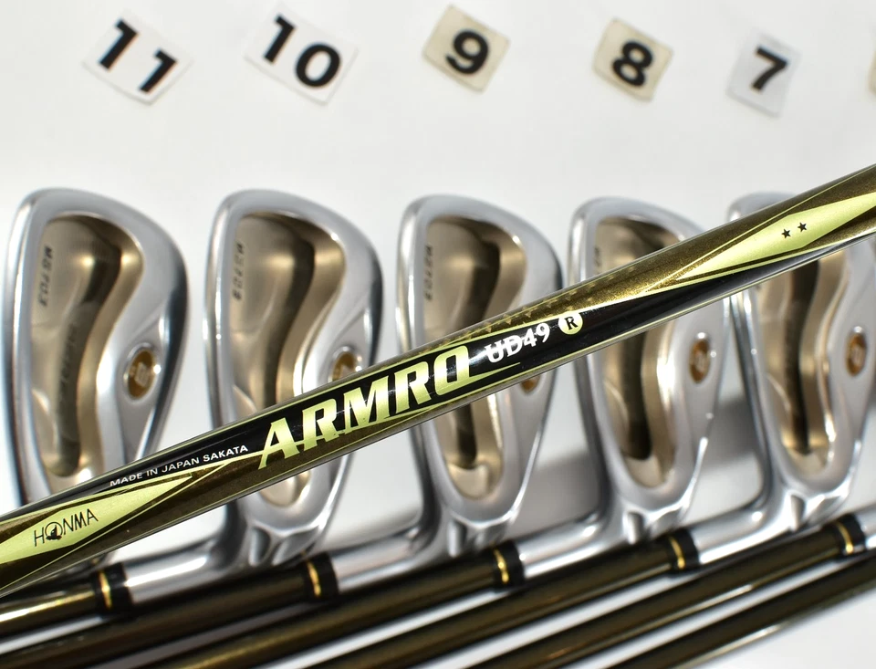 Honma Beres MG703 2Star 8p 4-5-6-7-8-9-10-11 RH Golf Club Iron Set Regular UD49 - Image 2 of 4