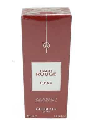 Guerlain Habit Rouge L'Eau Eau de Toilette Spray 100 ml