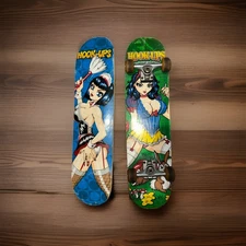 2 hook ups skateboard 1 Complete,1 Deck