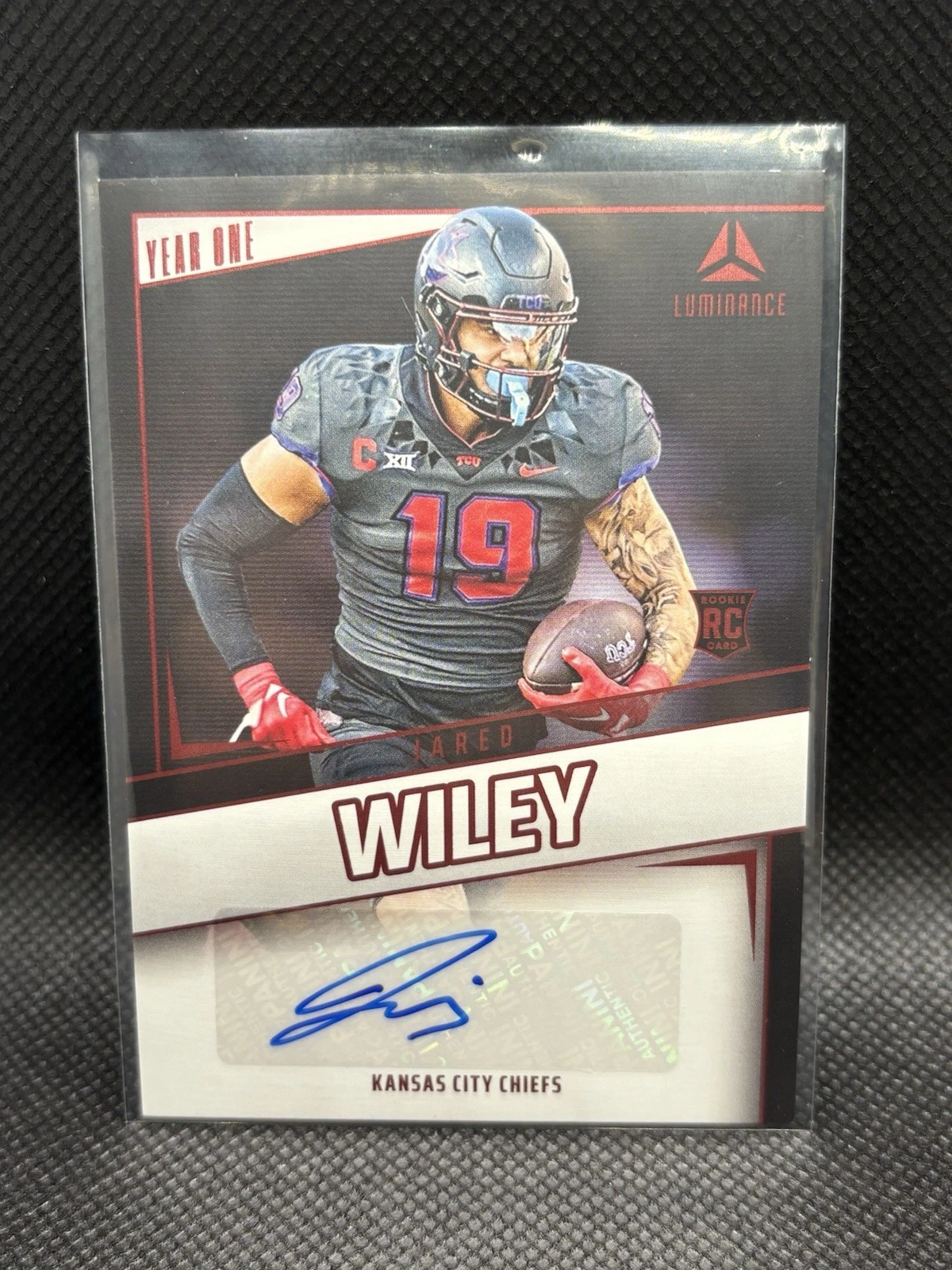Jared Wiley Panini Luminance Year One Signatures Rps #YOSJWY Base