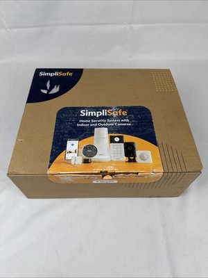 SimpliSafe Home Security System Indoor & Outdoor Camera 8 Piece Kit