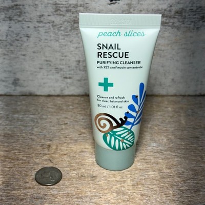 Peach Slices Snail Rescue Purifying Cleaner 30mL/1.01 fl oz Brand New