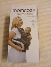 Momcozy Baby Carrier - Ergonomic, Cozy and Lightweight -7-44lbs - Black New