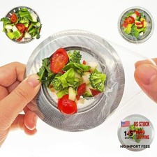 200 PCS Disposable Kitchen Sink Drain Strainer Mesh Bag and PP Extraction Box