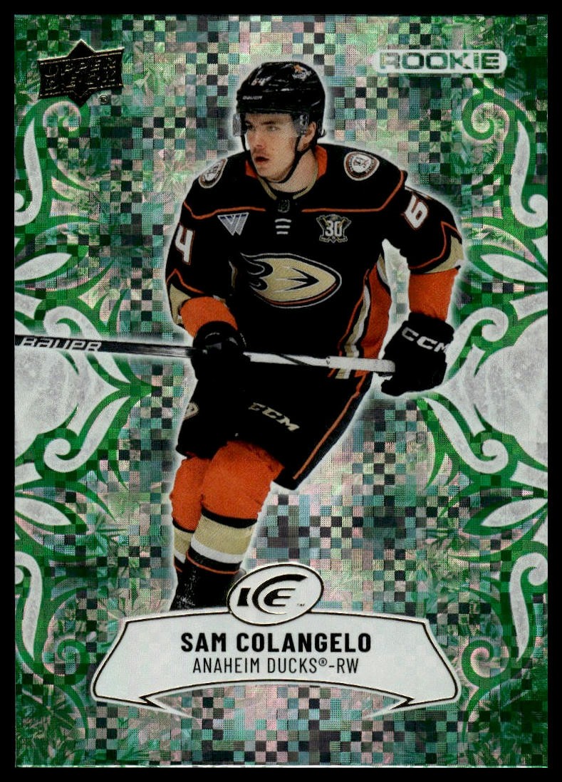 2024-25 Upper Deck Ice #126 Sam Colangelo Emerald Green