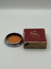E. Leitz Lens Filter 'A' Rare Leica Photography Lens Filter Vtg Filters  Box