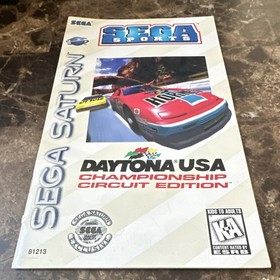 Sega Saturn Daytona USA Championship Circuit Edition Manual w/ Reg Included