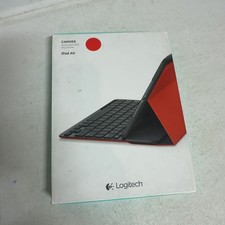 LOGITECH Canvas Bluetooth Keyboard Case Mars Red Orange iPad Air Not tested