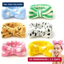 6 Pcs Spa Headbands for Washing Face