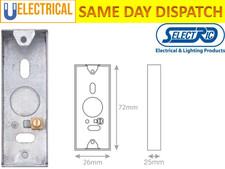 Selectric Slim Decorative 10 Amp Architrave Switch – 1 Gang 2 Way 8 Colours New