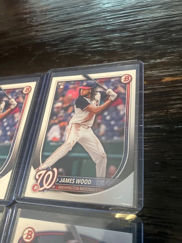 2022-25 Bowman James Wood RC Lot x 9 - Picture 6 of 7