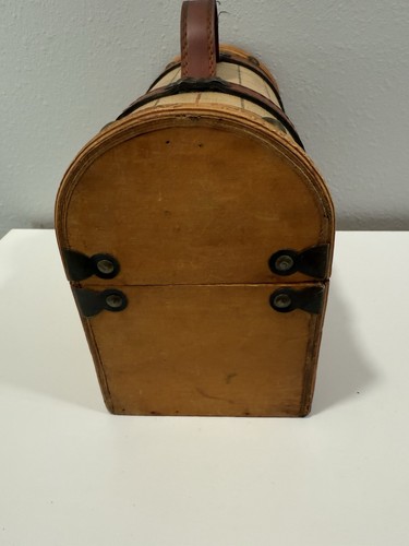 Holz Schatztruhe Holz Andenken Truhe Schmuck Stash Box - Bild 5 von 13