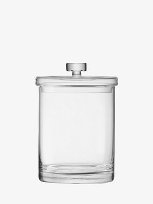 Two LSA Maxi Container & Lid Height 8.75 in Clear - NEW!