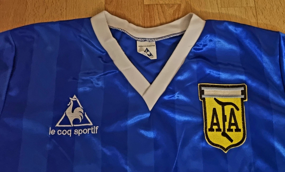 Maillot France Vintage 1988 – Domicile Bleu à chevrons