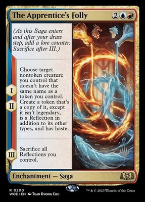 The Apprentice's Folly - Foil Promo WOE NM MTG