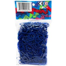 Rainbow Loom Navy Blue Authentic High Quality Rubber Bands