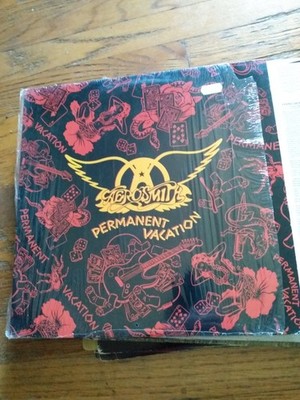 Original 1987 Aerosmith ''Permanent Vacation'' LP - Geffen  excellent in shrink 