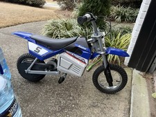 Razor MX350 Electric Dirt Bike Ride-On Blue Motorcycle for Ages 8-11