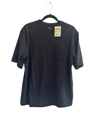 NWT Gander Mountain Mens Small TShirt Black Outdoors Pocket Short Sleeve #4530