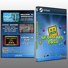 Geometry Dash Steam Custom Dvd Game Case For Display No Game Or Manual
