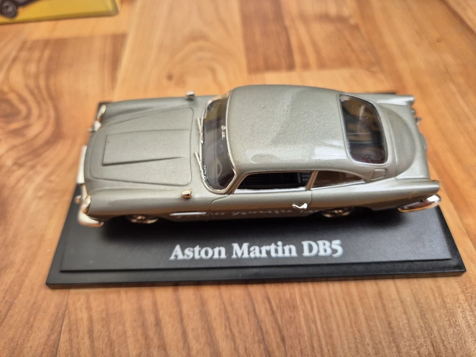 CORGI ATLAS EDITIONS 1/43 ASTON MARTIN DB5 BRITISH DIECAST CLASSIC SPORT CAR - Image 2 of 4
