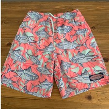 Vineyard Vines Boys Fish Swim Trunks size small