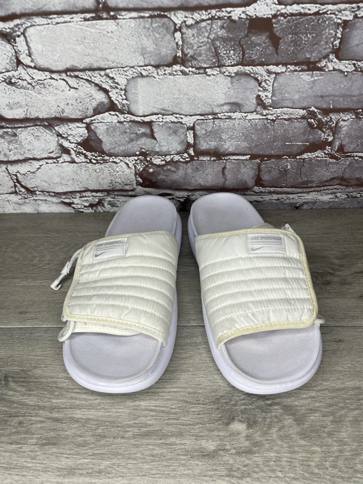 Nike NSW Asuna Slide 2 sandali donna US 9 bianco bianco sporco DH8469 100 EUC